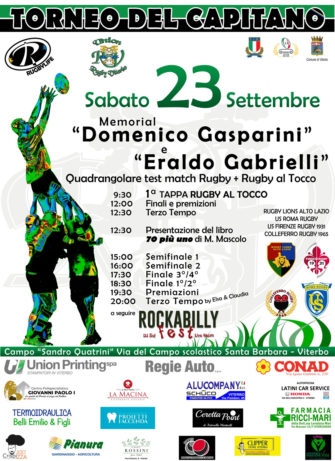 Torneo del capitano Union Rugby Viterbo